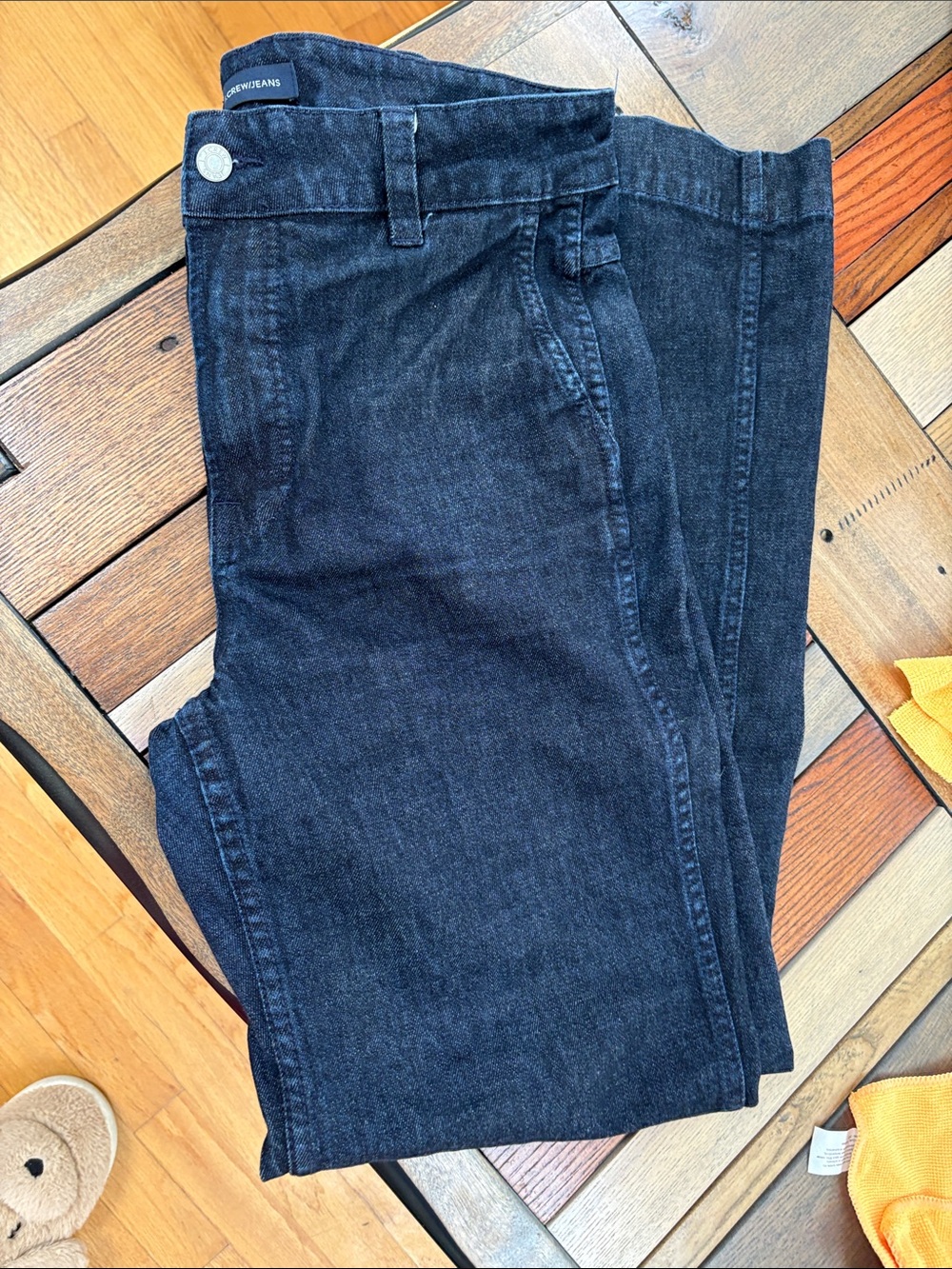 J. Crew Women's Slim Straight Jeans in Dark Blue Wash